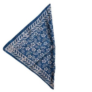 Bandana carré en coton fait main, personnalisé en usine, meilleur produit avec double impression, matière en mousseline, logo personnalisé - Product Image 1