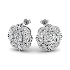 REYES Meilleure vente de boucles d'oreilles de haute joaillerie en or massif 9K 10K 14K 18K boucles d'oreilles Moissanite pour femmes bijoux classiques cadeaux de mariage - Product Image 2