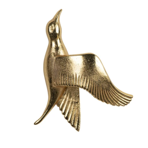 Best Quality Aluminium <b>Wall</b> Decor Gold Bird for Living Room, Bedroom, Entryway by Ambiance Lifestyle - Product Image 1