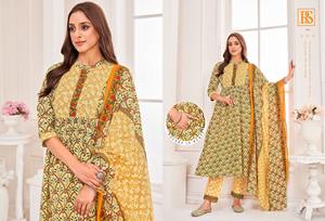 Conjunto de traje Dupatta de 3 piezas de algodón puro de calidad estándar para mujer, ropa india y paquistaní, ropa de boda y fiesta - Product Image 4