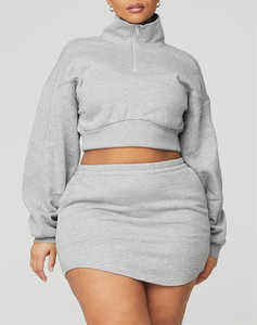 Nouveauté Vêtements de sport pour femmes Ensembles de shorts Ensemble de t-shirts Vêtements d'hiver et d'automne pour femmes Ensembles 2 pièces Fermeture éclair 2026 - Product Image 6