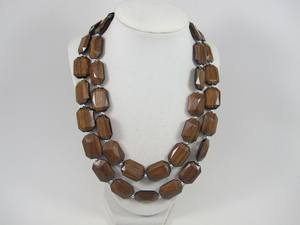 Collar de cuentas de resina de colección Vintage para fiestas de boda compromiso fiestas de Navidad y ropa de oficina - Product Image 4