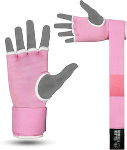 Gants intérieurs confortables en nylon rembourrés de gel avec logo personnalisé poignées d'entraînement pour la salle de sport et la boxe en néoprène - Product Image 2