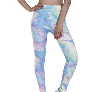 Leggings de Yoga Personalizados para Mujer, Cintura Media, Transpirables, Tejido de Punto Sin Costuras, Elásticos en Cuatro Direcciones, Efecto Push-Up, Transferencia de Calor - Product Image 4