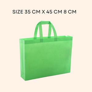 Sac fourre-tout personnalisable en spunbond à longue poignée, confortable, non tissé, avec fermeture à l'épaule, pour les supermarchés - Product Image 2