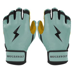 Premium Brucebolt Style Batting Gloves 100% Premium Cabretta Leather Baseball Batting Gloves - Product Image 1