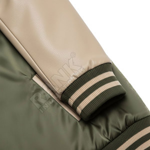Chaqueta Varsity de Satén de Moda al por Mayor, Chaqueta de Invierno, Precio de Fábrica, Ropa Exterior, Chaqueta Varsity de Satén - Product Image 6