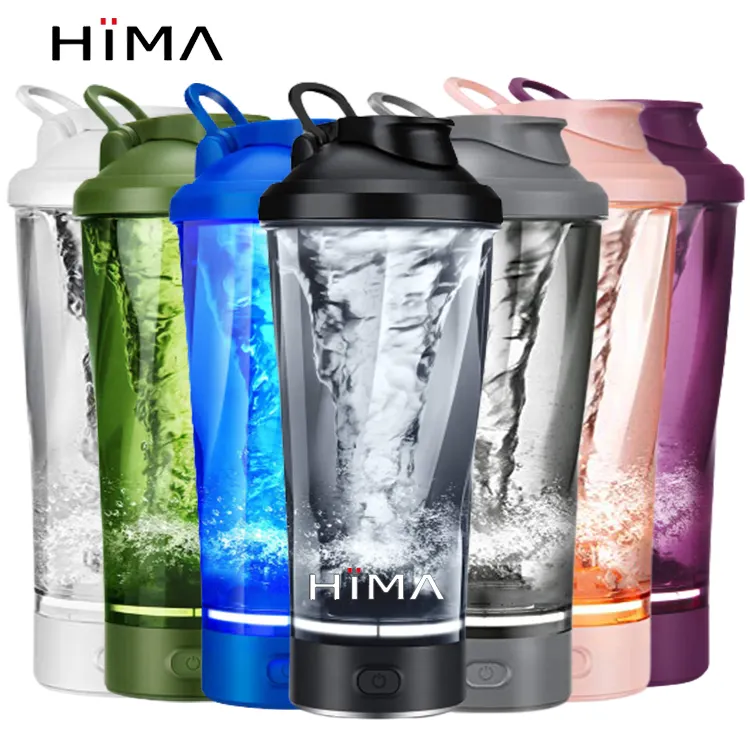 Portable Mixer Cup USB Rechargeable Shaker Cup Bottled Protein Shake Water Bottle Electric Shaker Gym Protein Shake Bottle