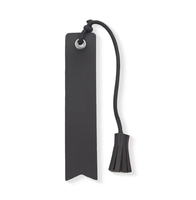 Signets en cuir de cadeaux d'entreprise imperméables Porte-pages avec logo personnalisé Vente en gros de cahiers Signets avec glands