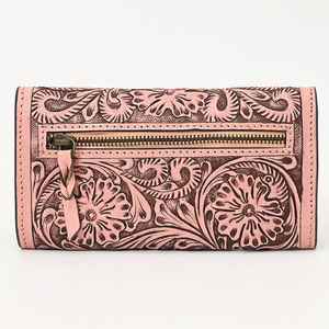 Cartera triple pintada a mano con herramientas occidentales, nuevo diseño, estilo vaquera, bolso de mano a precio mayorista - Product Image 3