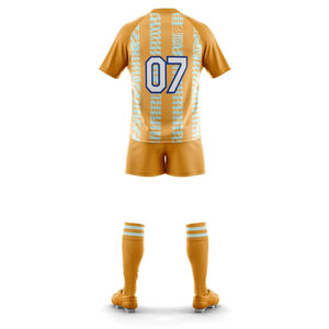 Camiseta de rugby personalizada de malla de poliéster, camiseta de polo retro de fútbol americano, camiseta de fútbol retro americana, tarifa al por mayor OEM - Product Image 3