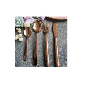 Cubiertos de acero inoxidable de portabilidad de hotel de alta calidad, venta al por mayor, cuchara y tenedor PARA CENA, cuchillo, juego de cubiertos de Metal para buffet - Product Image 4