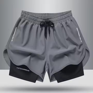 Pantalones cortos de gimnasio de cintura alta con logotipo personalizado OEM fabricante de Top de corte perfecto pantalones cortos para correr con logotipo Crea tus propios pantalones cortos de estilo - Product Image 4