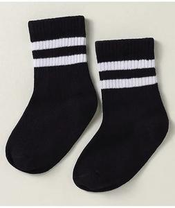 SYLTAN Anti-Slip Cotton <b>Socks</b> for Boys <b>Girls</b> Embroidered Solid Color Glued Bottom Loose Mouth for Spring Autumn 0-4 Years - Product Image 1