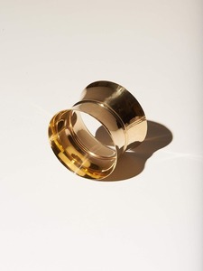 Restaurant vente en gros personnalisé métal doré classique Design rond forme ronds de serviette pour événement mariage Design moderne - Product Image 4