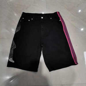 100% coton Denim Designer Jeans Casual Baggy Streetwear Jorts Denim Shorts - Product Image 2