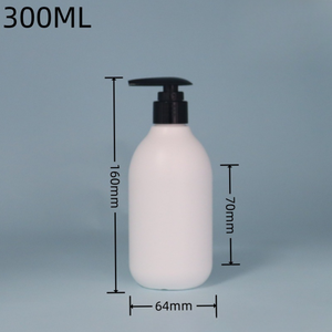 Les fabricants fournissent de grandes quantités de bouteilles cylindriques en plastique HDPE de 300ml pour l'emballage du shampooing, du gel douche et de la lotion. - Product Image 2