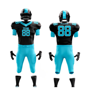 Kits de football américain unisexe de conception personnalisée de qualité 2025 ensembles d'uniformes de football de sport uniformes en polyester Sublimation adultes - Product Image 6