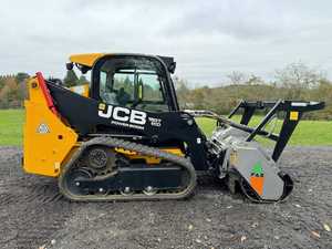 High Quality JCB Diesel-<b>Powered</b> Skid Steer Mulcher Attachment for Forestry Land Clearing Grass <b>Brush</b> Cutting 1 Year Warranty - Product Image 2