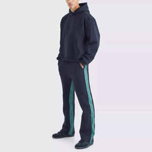 Pantalon évasé personnalisé Survêtements pour hommes Pulls à capuche Pantalons de survêtement Jogger Survêtements 2 pièces pour adultes - Product Image 1