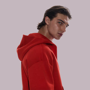 2025 nouveau gros personnalisé haute poids coton pleine fermeture éclair cordon à capuche pour hommes OEM fermeture éclair plaine fermeture éclair à capuche blanc numérique hiver - Product Image 2