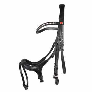 Fabricantes que venden brida de caballo de cuero genuino al por mayor diseño personalizado brida de caballo de cuero real de alta calidad - Product Image 6