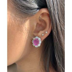 Pendientes de Diamantes Moulin Rouge en Oro de 14k - Opciones en Oro Rosa, Blanco y Amarillo - Product Image 2