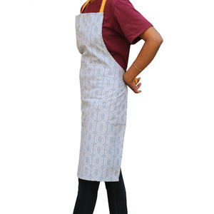 Tablier de cuisine promotionnel personnalisé imprimé design avec logo personnalisé 100% coton tablier de cuisine fournisseur en Inde - Product Image 2
