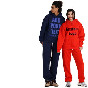 Sudadera con capucha y cremallera de gran tamaño de alta calidad, Top deportivo de manga larga, Sudadera con capucha bordada a la moda para Otoño e Invierno - Product Image 1