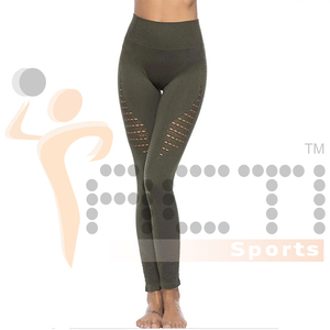 100 % Cotton Active-wear Women <b>Leggings</b> Organic Cotton Yoga Pants Sustainable Yoga <b>Leggings</b> for Women High Quality Wholesale - Product Image 2