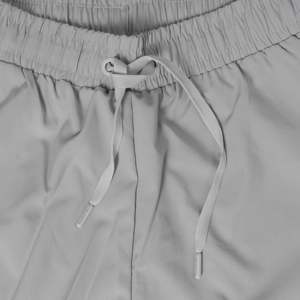Mile XL <b>Light</b> Grey Cargo <b>Trousers</b> Breathable Woven Canvas Casual Mid Waist Elastic Closure Colored Wash Leggings Elastic Loose - Product Image 5