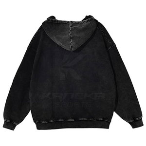 Sweat à capuche en molleton 100 % coton de haute qualité pour homme, hiver, écologique et respirant, coupe classique, décontracté, pour l'extérieur et le streetwear - Product Image 2