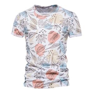 2022 último diseño de secado rápido 100% algodón camiseta con cuello en V para hombres tamaño personalizado y Color ODM tejido corto al por mayor - Product Image 5