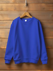 Sweat-shirts pour hommes 100% coton doublés de polaire respirants à séchage rapide avec impression numérique, coupe ample unisexe, décontractés - Product Image 5