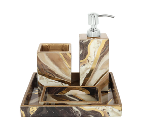 Hermoso juego de accesorios decorativos para baño para almacenamiento de cocina y decoración de baño - Product Image 5