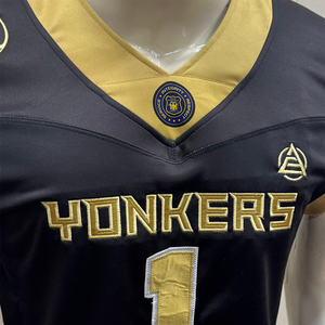 ชุดเสื้อเจอร์ซีย์อเมริกันฟุตบอลแขนสั้นพิมพ์ลายถ่ายเทความร้อนสำหรับผู้ชายบริการ OEM - Product Image 3