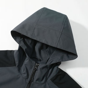 2024 logotipo personalizado lona Softshell impermeable transpirable secado rápido deporte de invierno senderismo rompevientos chaqueta al aire libre para hombres - Product Image 5