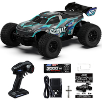 JIUSI SC10 Camion monstre RC tout-terrain haute vitesse 4x4 à moteur brushless 70 km/h à l'échelle 1/10, prêt à l'emploi, voiture RC de qualité hobby