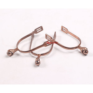 Equipo ecuestre Espuelas de caballo Jinete Equitación Espuelas de equitación de acero inoxidable - Product Image 3