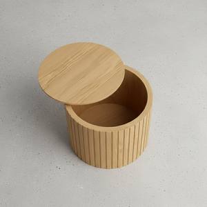 Modern 2-Piece Nesting <b>Tables</b> <b>Space</b>-<b>Saving</b> Design Natural Color Durable Home Furniture - Product Image 6