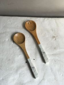 ชามคละแบบลายไม้มะม่วงพร้อมช้อน,ชุดชามสลัดผลไม้พร้อมเซิร์ฟเวอร์ - Product Image 4