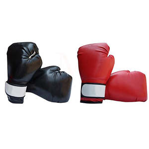 Gants de boxe professionnels en cuir véritable de qualité supérieure pour Muay Thai, MMA, entraînement en extérieur, avec logo personnalisé, antidérapants, fermeture UV - Product Image 3