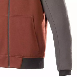 Sudadera con capucha blindada para montar en motocicleta para hombre, sudadera protectora con cremallera para motorista, chaqueta reforzada para moto con armadura extraíble para montar - Product Image 4
