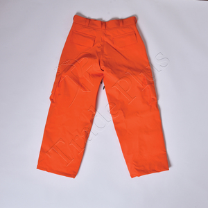 Pantalon de neige orange le plus vendu avec doublure isolante, rangement sécurisé pour les charges, ajustement confortable et ample, option personnalisée - Product Image 2
