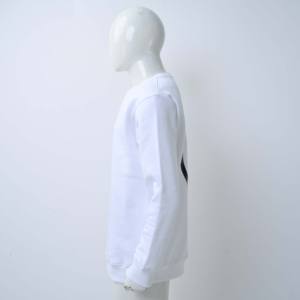 Pull en maille pour femme de haute qualité, couleur unie, logo personnalisé, design OEM, impression de chemise, impression de sweat-shirt pour femme et homme - Product Image 2