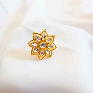 Anillo de moda de boda india, joyería para OCASIÓN DE Ramadán, anillo de Kundan Artificial, Boda de Metal y recuerdo de Pooja, regalo de devolución para ella - Product Image 5