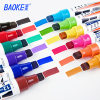 Baoke POP 12 couleurs 6/10/12/20/30mm à base d'alcool étanche posca pour affiche publicitaire, ensemble de stylos marqueurs avec support d'affichage