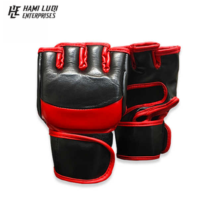 Vente en gros de gants MMA de haute qualité en PU + éponge Logo personnalisé et impression à usage adulte - Product Image 4