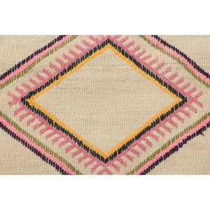 Tapis turc vintage 9,5x4,6 pieds, tapis persan blanc - Product Image 4