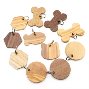 Custom Bone-Shaped Wooden <b>Pet</b> ID Tags: Personalized <b>Collar</b> Tags for <b>Pets</b> Vietnam Producer - Product Image 5
